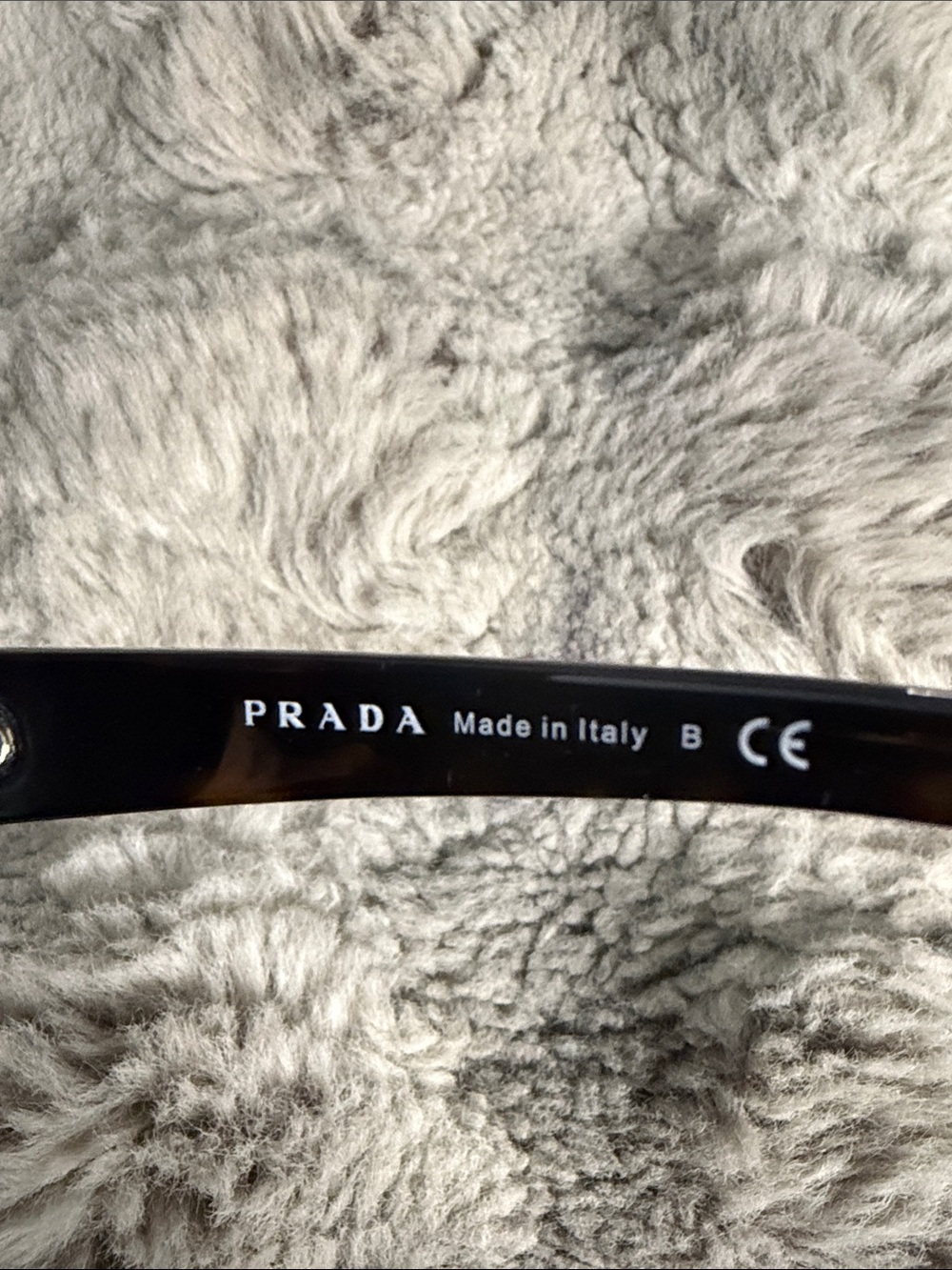 Prada Black Round Sunglasses with Silver Stud Accents - Picture 5 of 12